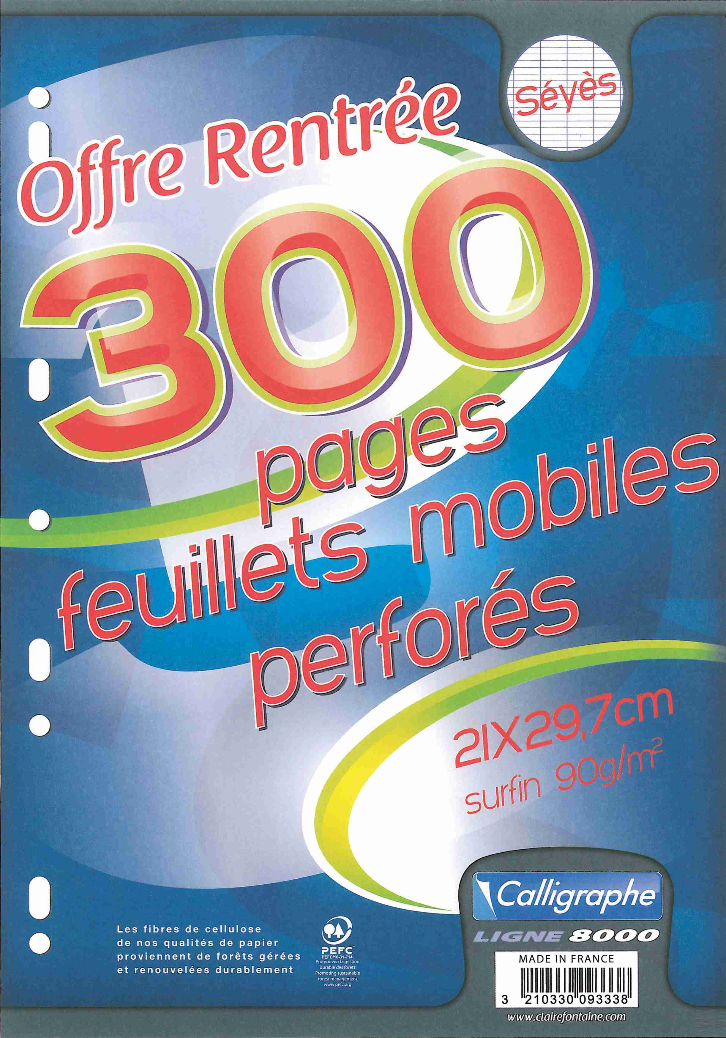 RAMETTE DE PAPIER, Format A3, 29.7X42, - 500 FEUILLES - BuroStock Réunion