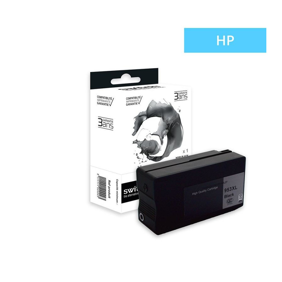 Hp 953XL - Cartouche boite SWITCH équivalente à HP L0S70AE - Noir