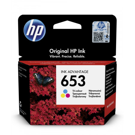 HP 653 - Cartouche encre 3-couleurs