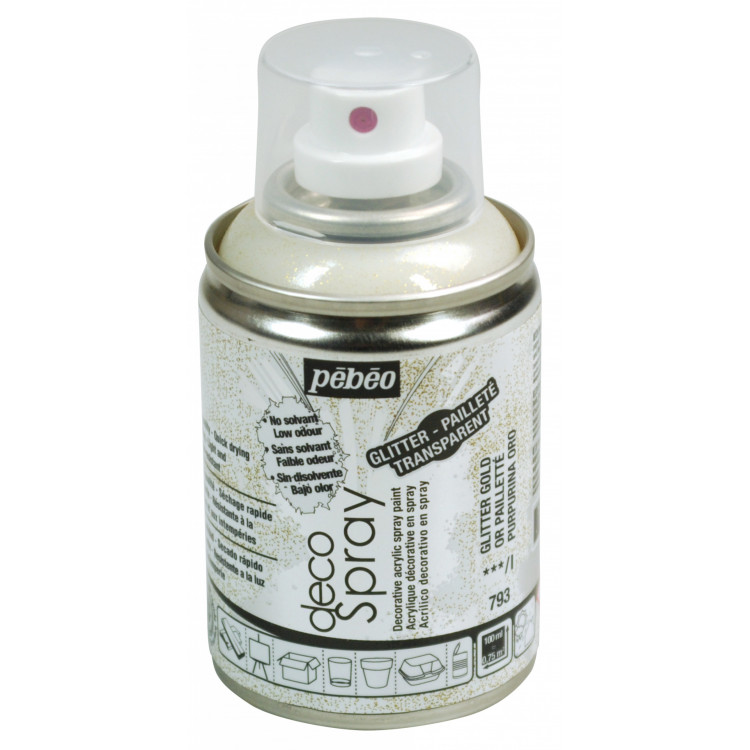 DECOSPRAY 100ML PAILLETTE OR