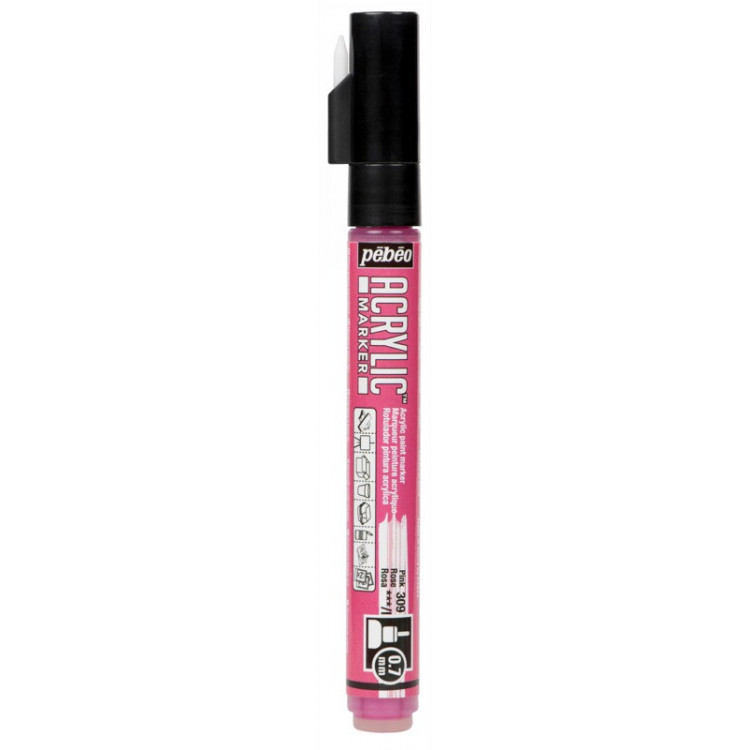 MARKER ACRYLIC PTE 0,7MM ROSE