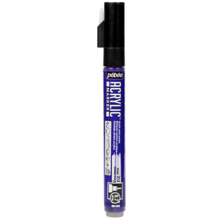 MARKER ACRYLIC PTE 0,7MM VIOLET