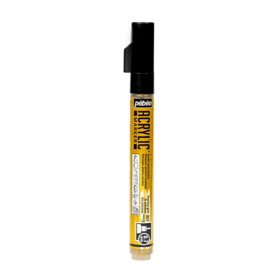 MARKER ACRYLIC PTE 0,7MM JAUNE FC - BuroStock Réunion