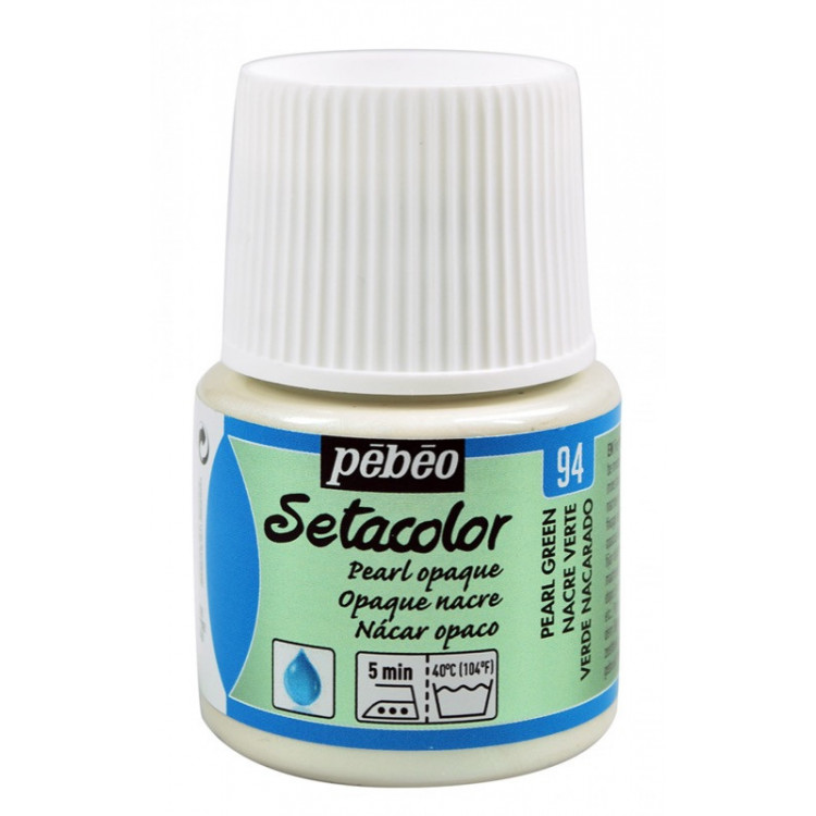 PEINTURE SETACOLOR OP 45ML NACRE VERTE