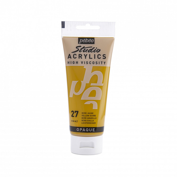 PEINTURE ACRYLIQUE STUDIO 100ML OCRE JAUN