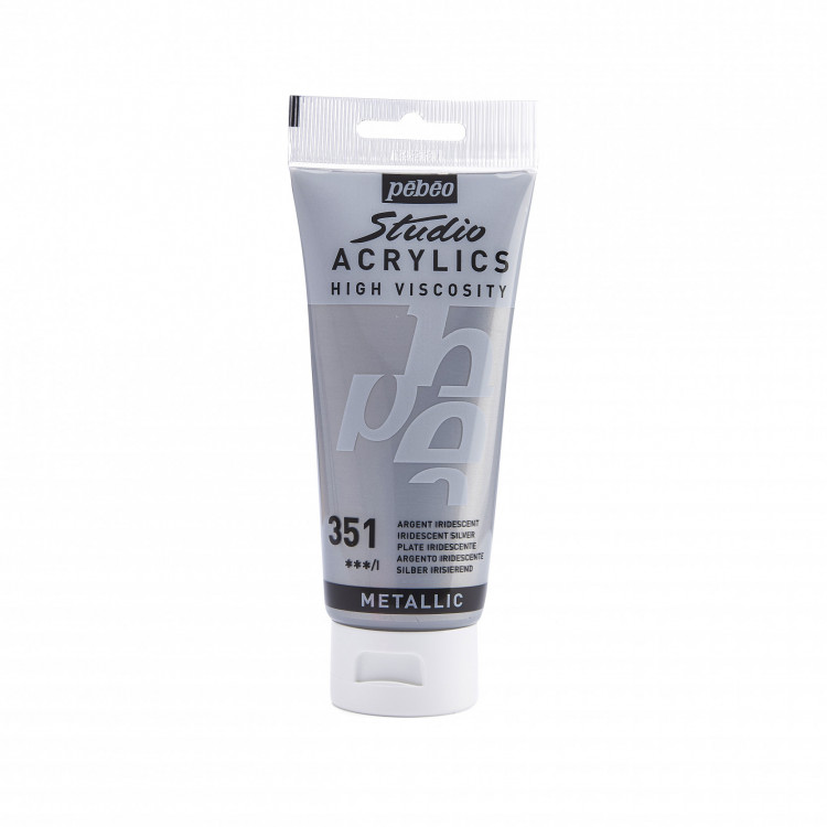 PEINTURE ACRYLIQUE STUDIO 100ML ARGENT