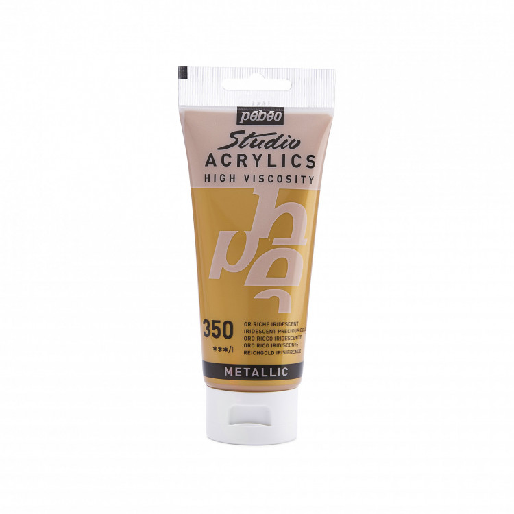 PEINTURE ACRYLIQUE STUDIO 100ML OR RICHE