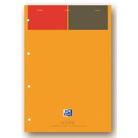 Bloc Oxford Agrafé + Perforé 210X315 160 pages L6 JAU