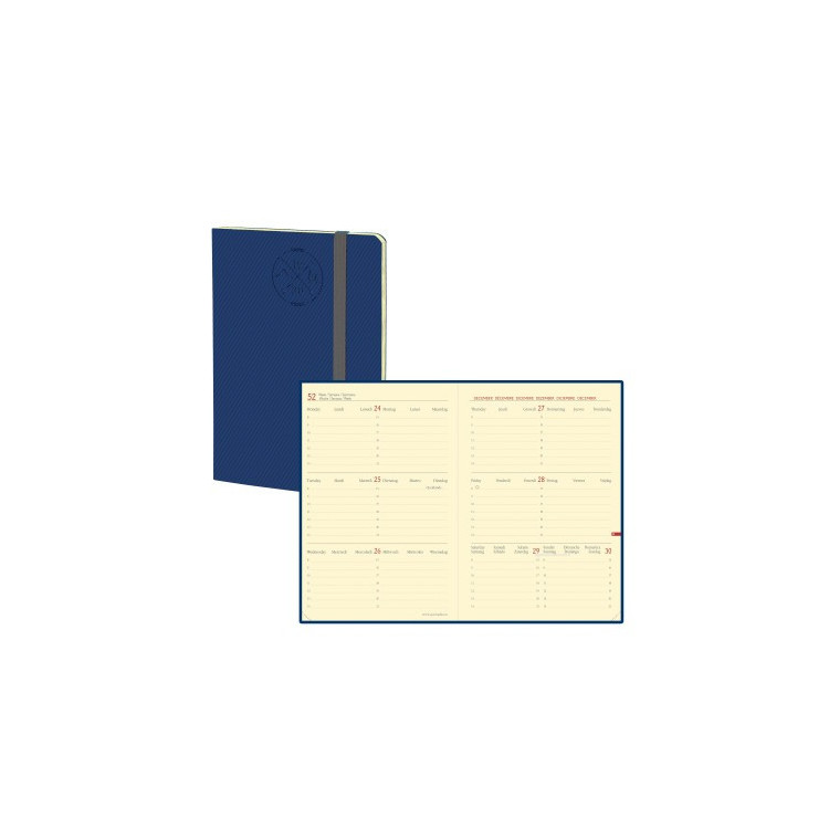 AGENDA SEMANIER HORIZONTAL 24SD 16X24CM