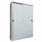 ARMOIRE MÉTAL À PORTES COULISSANTES 120X 45 H200 CM GRIS