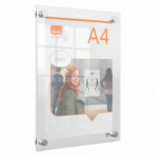 Porte affiche A4 mural acry transp