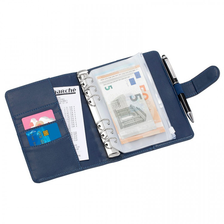 BUDGET PLANNER A5 BLEU MARINE X6