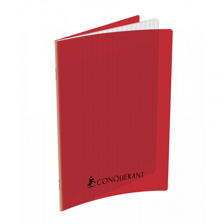 CAHIER CQ AGR 17X22 192P 70G SEY ROUGE PP