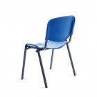 CHAISE VISITEUR POLYPRO BLEU EMPILABLE