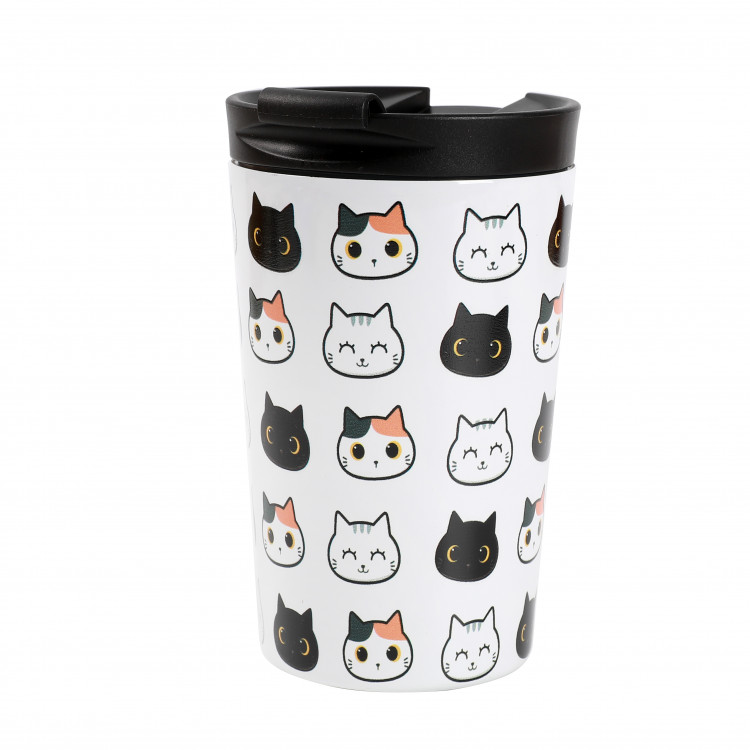 TASSE METALLIQUE CHAT 260 ML