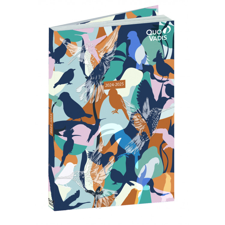 AGENDA 12X17 EUROTEXT JUNGLE OISEAUX