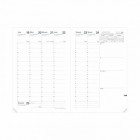 Agenda Ministre Colette 16x24 rose 015975Q