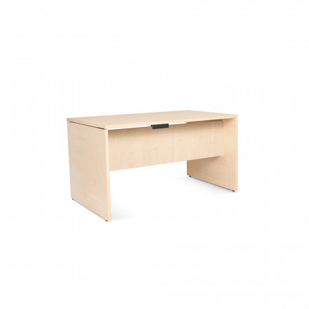 Bureau droit compact hêtre