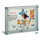 VITRINE INT 15FLES 135X109X5cm FD MAGNETIQUE