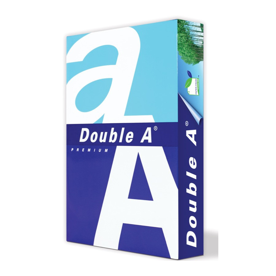 Carton de 5 ramettes de papier A4 premium - Double A